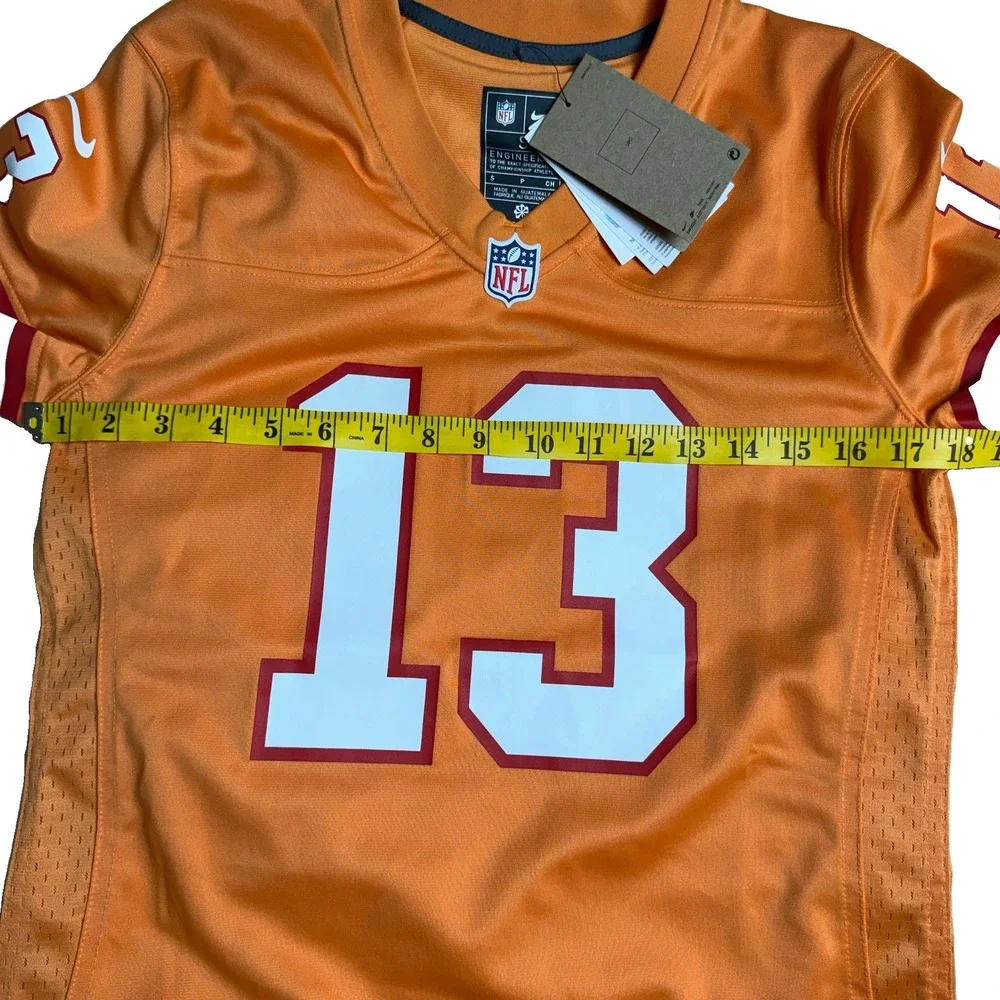 NWT Nike Mike Evans Tampa Bay Buccaneers NFL Orange Creamsicle Jersey Womens Sm.